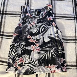 Victorias secret sport flower muscle tank